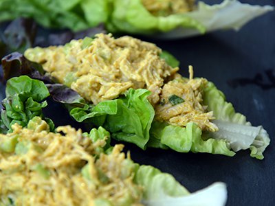 Curried Chicken Salad Wraps